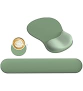 DINKY Mouse Pad with Memory Foam Wrist Rest, Ergonomic Comfortable Computer Wrist Support for Lap...