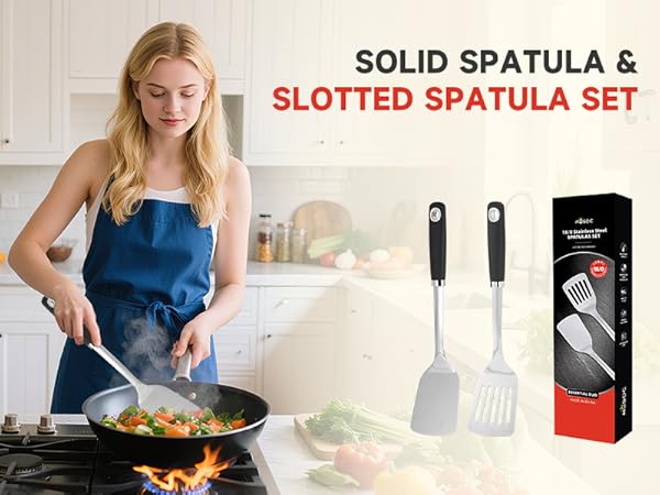 Stainless Steel Spatulas Set