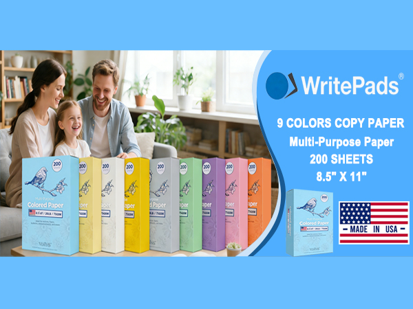 colored copy paper
