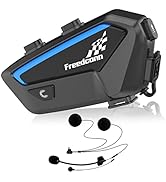 FreedConn FX 10 Riders Motorcycle Bluetooth Headset with Music Sharing, Helmet Bluetooth Intercom...