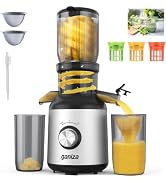 Ganiza Cold Press Juicer Machines, 4.06" Wide Feed Chute, High Juice Yield | Slow Masticating Ext...