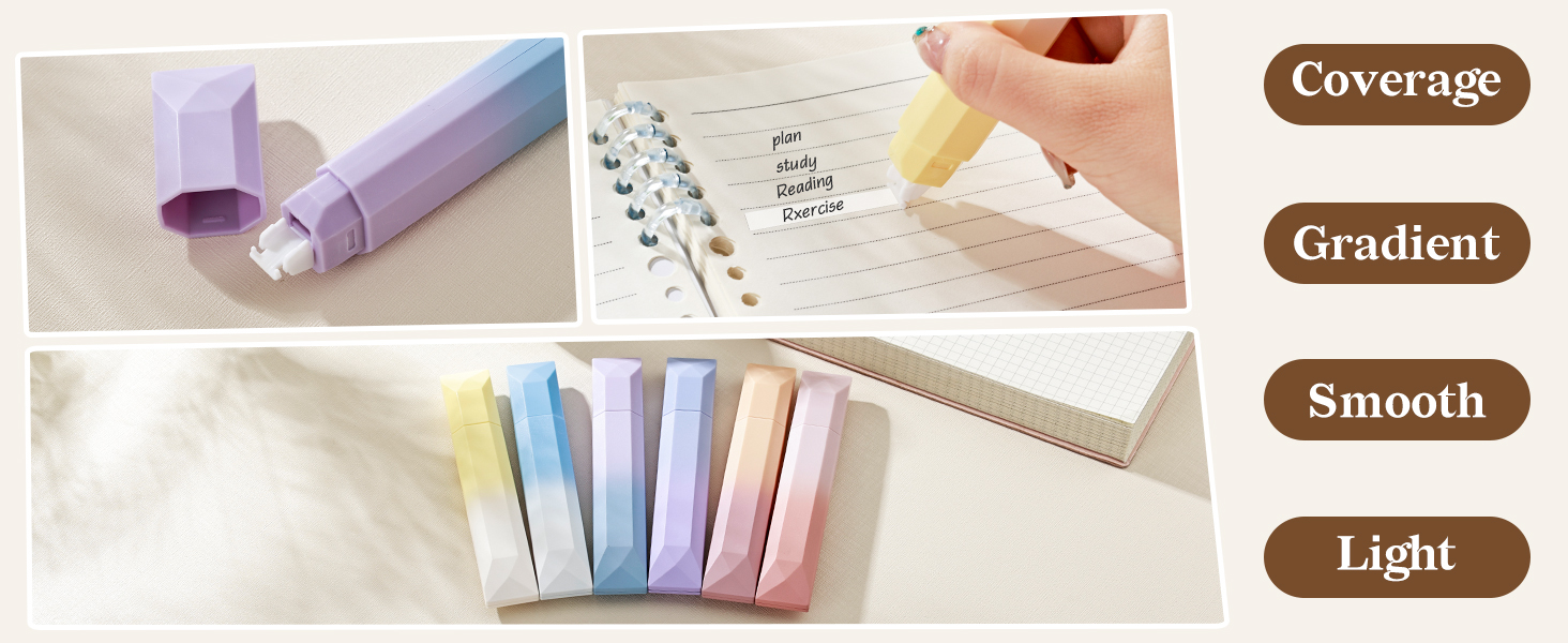 aesthetic correction white tape