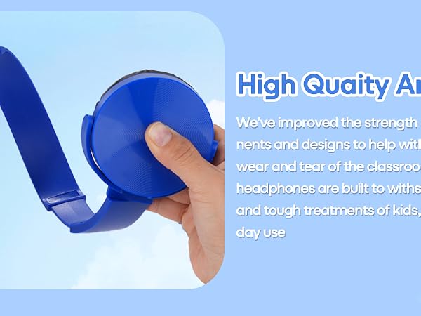 adjustable wired headphone for classroom