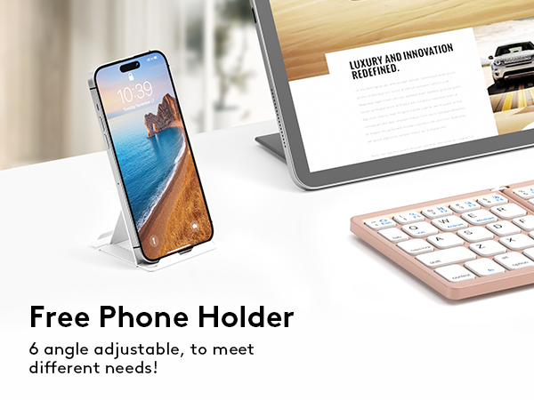 Free phone holder