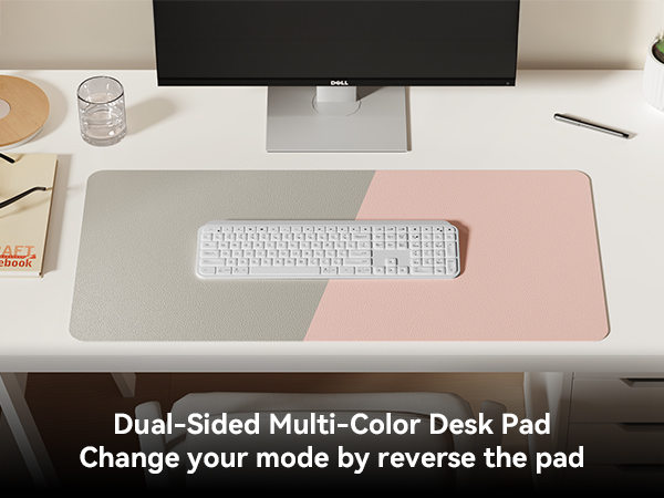 pink desk mat