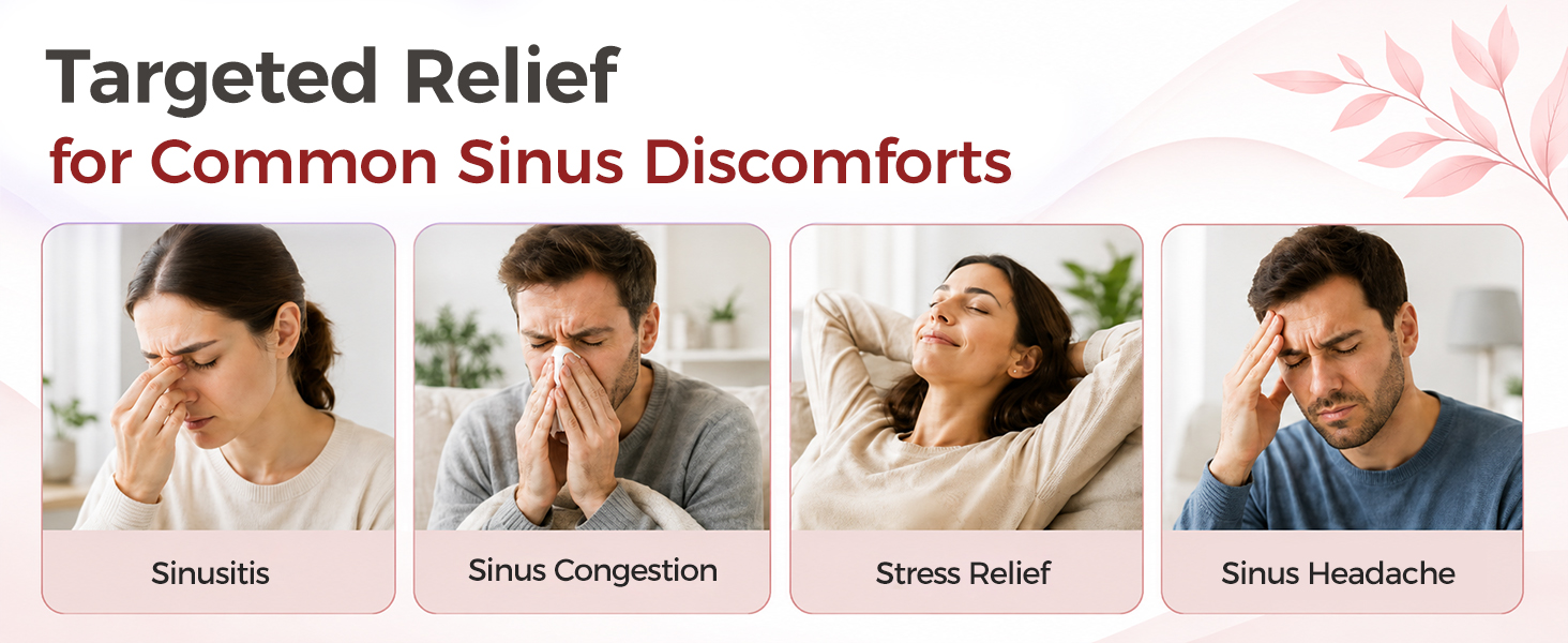 sinus relief heated face mask