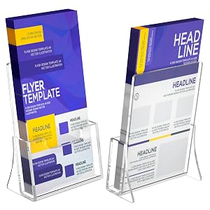 acrylic magzine holder