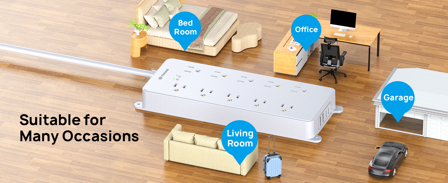 power strip with surge protection