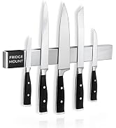Cucino Refrigerator Magnetic Knife Strip - Steel Magnetic Knife Holder for Refrigerator