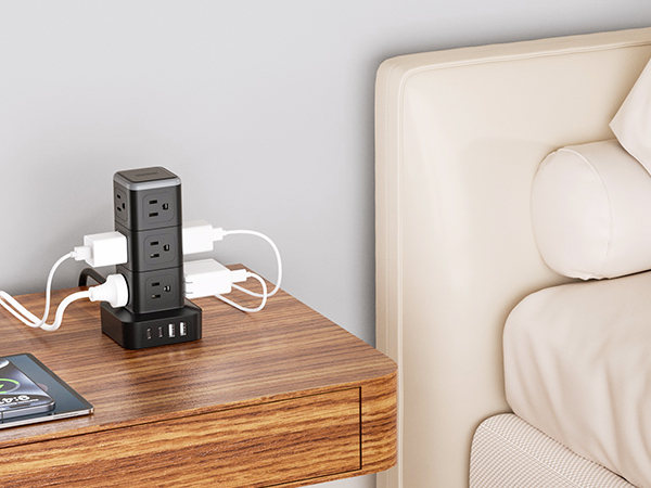 power tower with usb c ports