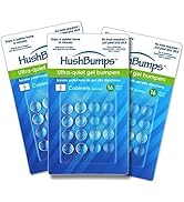 HushBumps, Ultra-Quiet, Energy Absorbing Compound Bumpers for Cabinets & Drawers – 48 Pieces – Mu...