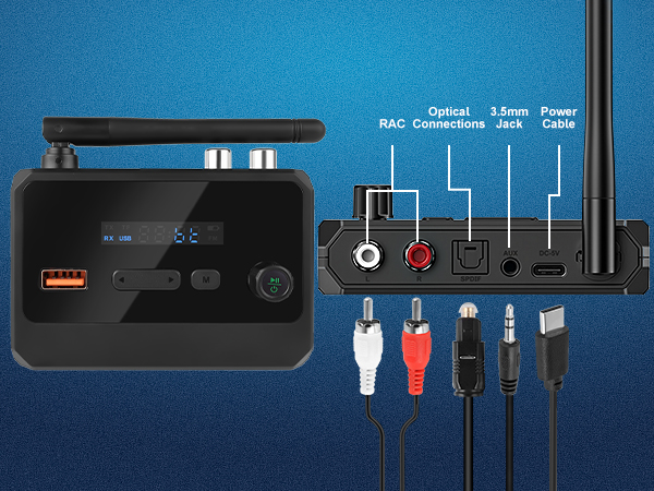 BLUETOOTH RECEIVER FOR HOME STEREO