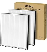 KNKA Genuine Air Purifier Replacement Filter for APH4000, 2-Pack High-Efficiency & Activated Carb...