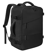 MIAOJIE Travel Backpack for Men Women, Carry On Backpack Airlines Approved Personal Item Travel C...