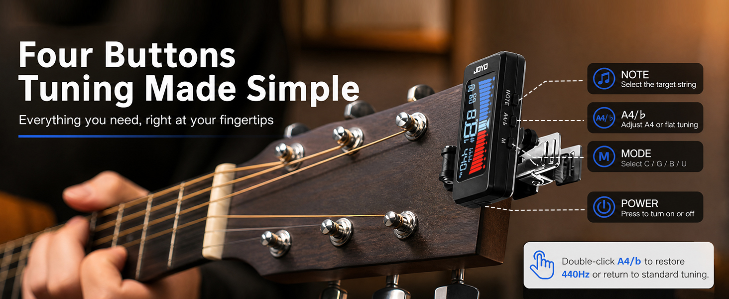 Four Buttons Tuning Made Simple