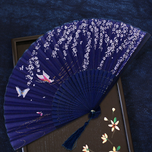 unfolded fans