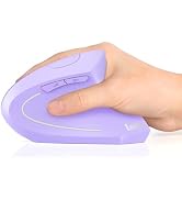 Lekvey Ergonomic Mouse, Vertical Wireless Mouse, Rechargeable 2.4G Optical Carpal Tunnel Mice wit...