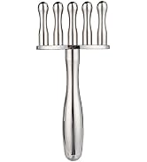 NSXAYIWE Magnetic Therapy Massage Fork, 5 Drainage Acupuncture Pen Emotion Code Magnets, Magnetic...