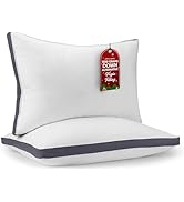 Beddora Bed Pillows for Sleeping, Gusseted Hotel Quality Pillows, Cooling Pillows for Side, Back ...