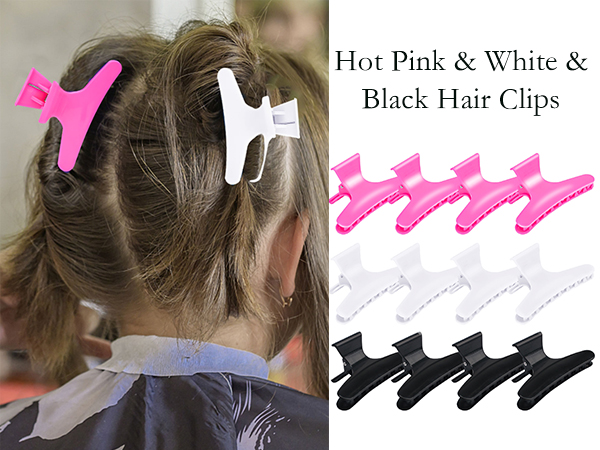 black hair clips for women