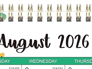 2026-2027 desktop calendar 2026-2027 small desk calendar small