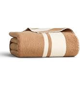 Preston Lane Highrise Throw Blanket – 50" x 70", Premium Cotton-Blend, Soft and Fluffy Throw for ...