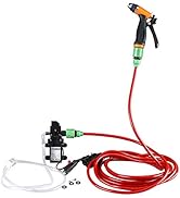 Amarine Made Electric Washer Pump Kit,12V Portable High Pressure Water Pump with 23.6" PVC Pressu...