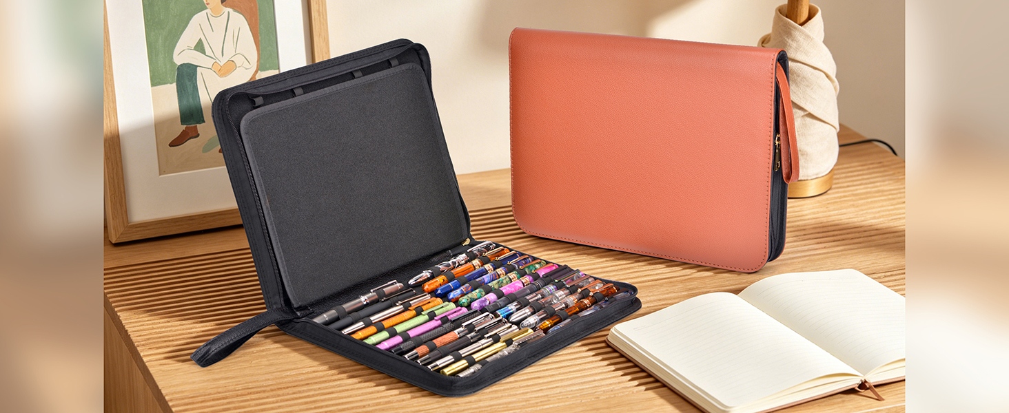 48 PU Pen Case