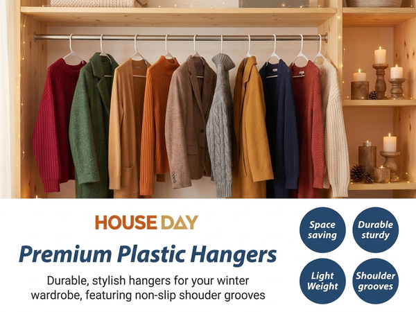 Slim Plastic Coat Hangers