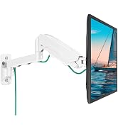 MOUNT PRO Single Monitor Wall Mount for 13 to 32 Inch Computer Screens, Height Adjustable Wall Mo...
