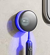 Black Wall Mounted UV Toothbrush Cleaning Holder