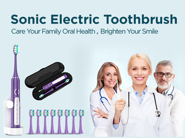 Electric toothbrush for adults