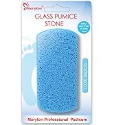 Maryton Double Sided Pumice Stone for Feet Hard Skin 100% Siliglass Callus Remover, Exfoliates Fe...