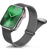 Sunnywoo Milanese Mesh Loop Compatible with Apple Watch Bands 42mm 44mm 45mm 46mm 49mm 38mm 40mm ...