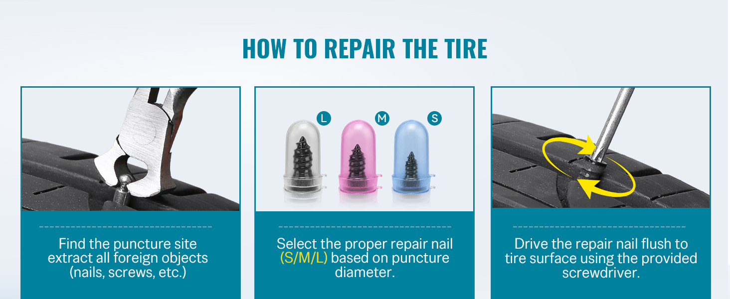Tire Plug Kit Screw Type