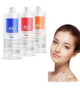 BumeZent AS1 SA2 AO3 Hydro Peeling Solution Set for Facial Machines - 3-in-1 Aqua Bubble Serum fo...
