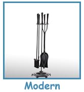 Lichamp Fireplace Tools Set, 5-Pieces Indoor Outdoor Sturdy Fire Place Poker Sets with Modern Han...