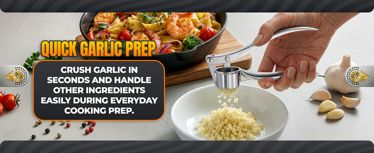 stainless steel garlic crusher garlic press stainless steel garlic presser set peeler brush silver