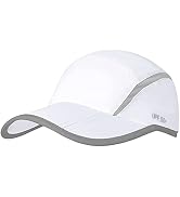 ELLEWIN Unisex Baseball Cap UPF 50 Unstructured Hat with Foldable Long Large Bill