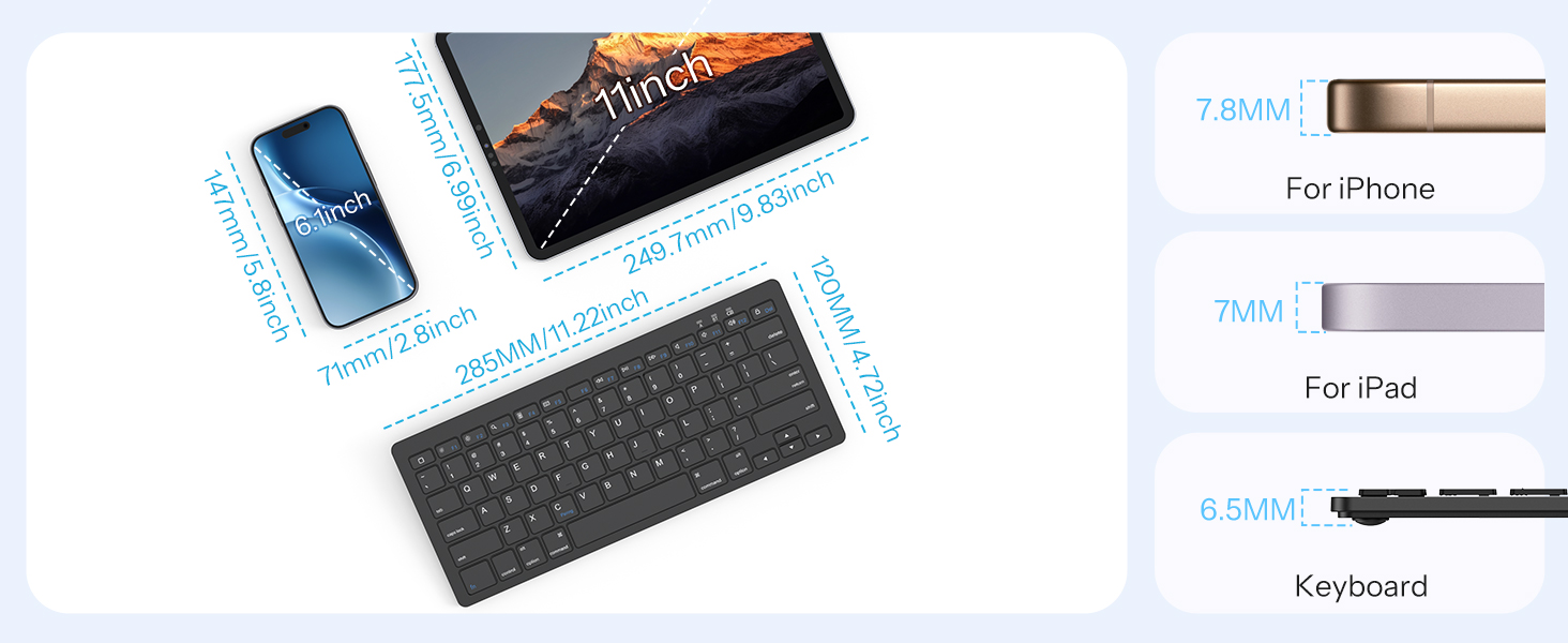 Wireless Keyboard for iPad