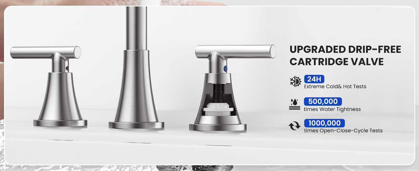 Bathroom Sink Faucet Bathroom Faucets for Sink 3 Hole Faucet for Bathroom Sink Vanity RV
