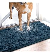 Muddy Mat AS-SEEN-ON-TV Highly Absorbent Microfiber Door Mat and Pet Rug, Non Slip Thick Washabl...