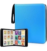 WOT I Trading Card Binder, 900 Pockets Baseball Card Binder Sleeves with Zipper, Double Sided Poc...