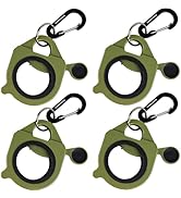 CANAANIN Zip Tie Holder Cable Tie Holder Heavy-Duty Colored Upgraded Carabiner Clip for Tool Belt...