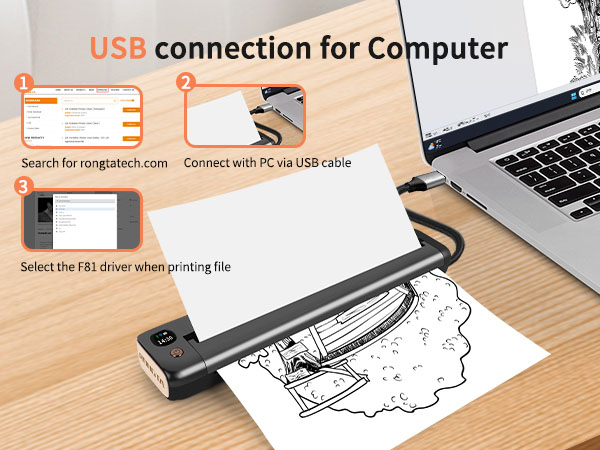 USB connection for Computer