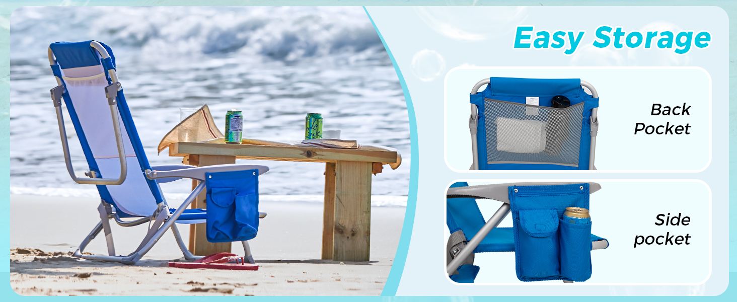 WEJOY Folding Beach Chair for Adults