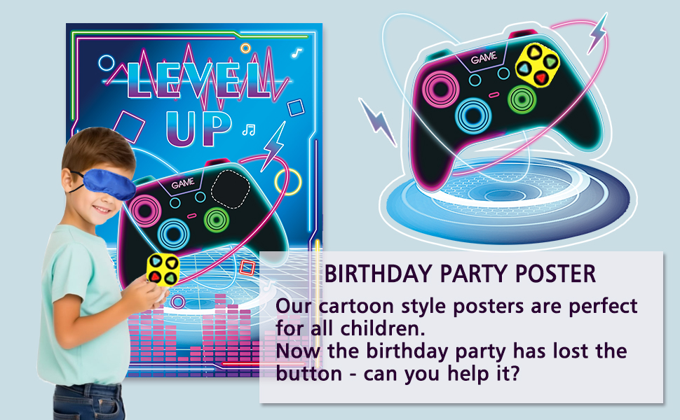 Pin The Button on The Video Game