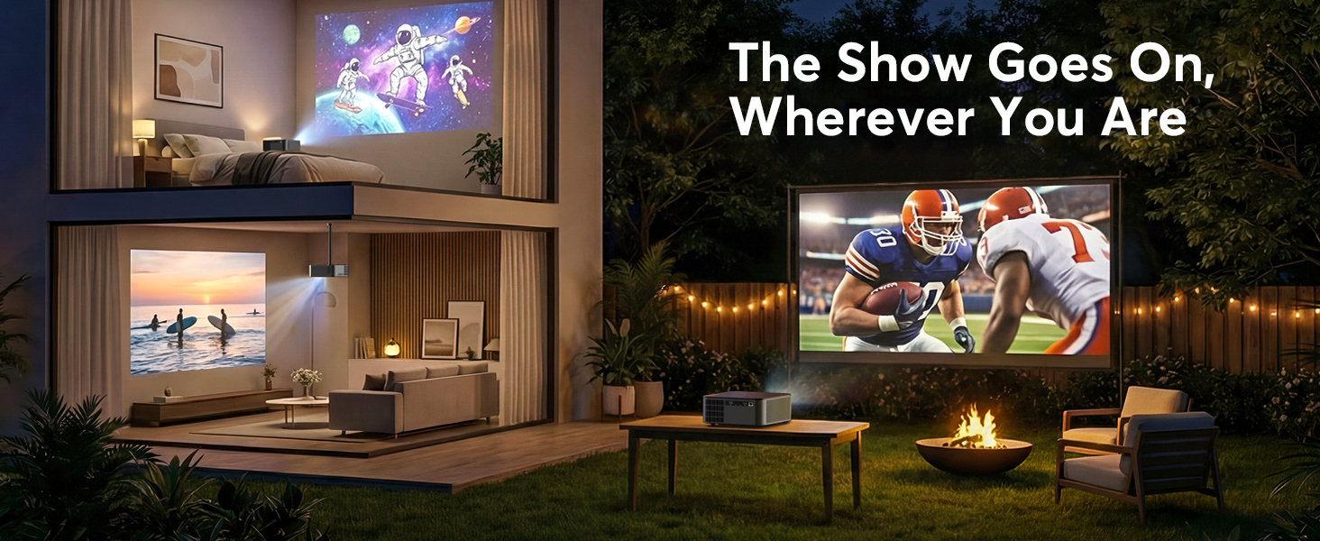outdoor projector