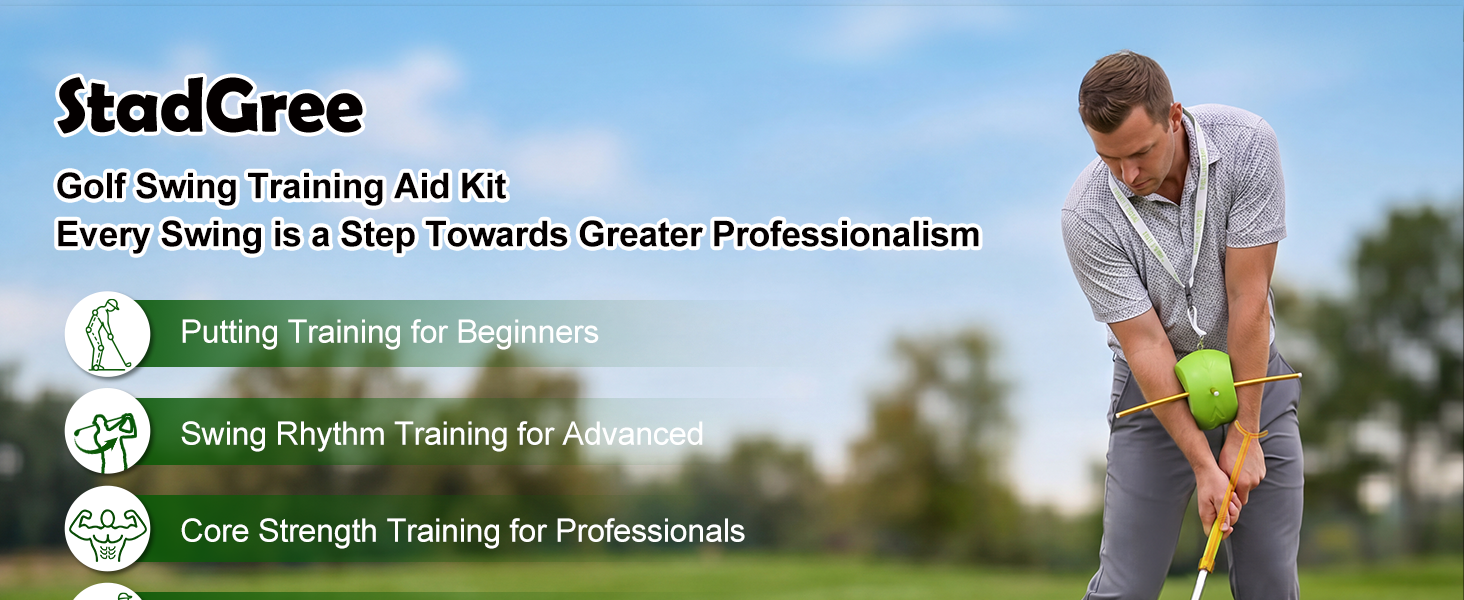 StadGree Golf Swing Training Aid Kit