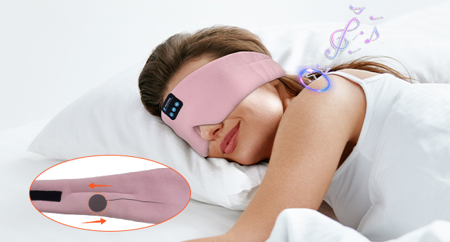 eye mask for sleeping and headphones